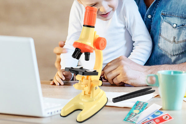 1200X Magnification Kids Microscope Toy Kit