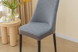 2Pcs Elastic Jacquard Chair Covers