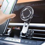 Car Phone Holder with Magnetic Ring Car Air Vent Phone Mount