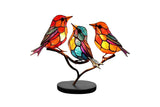 Stained  Birds Home Ornament Decorations