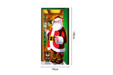 Christmas Santa Door Covers Xmas Wall Decor