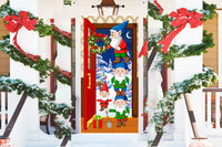 Christmas Santa Door Covers Xmas Wall Decor