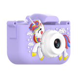 1080P HD Kids Digital Camera Unicorn Camera Toy Gift with 32G Memory Card