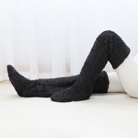 Furry Long Leg Warmer Stockings Plush Socks