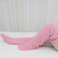 Furry Long Leg Warmer Stockings Plush Socks