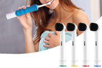 4-Piece Toothbrush Head Compatible with Oral-B