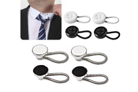 8Pcs Elastic Shirt Collar Button Extenders