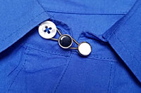 8Pcs Elastic Shirt Collar Button Extenders