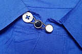 8Pcs Elastic Shirt Collar Button Extenders