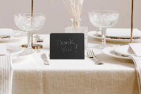 12Pcs Mini Chalkboard Signs with Wiping Cloth and Marker Pens