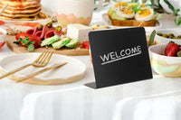 12Pcs Mini Chalkboard Signs with Wiping Cloth and Marker Pens