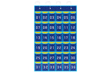 Numbered Classroom Sundries Closet Pocket Chart for Cell Phones Holder