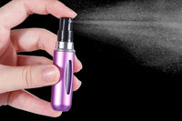 8ML Mini Travel Perfume Spray Pump Refillable Bottle Atomizer Portable Scent