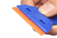 Plastic Razor Blade Scraper with 2Pcs Scraper Tool and 100Pcs Plastic Blades Cleaning