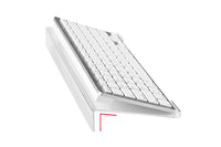 Clear Acrylic Tilted Computer Keyboard Holder for Easy Ergonomic Typing