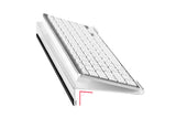 Clear Acrylic Tilted Computer Keyboard Holder for Easy Ergonomic Typing