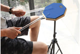 20cm Rubber Dumb Drum Practice Drum Pad with Drum Stand