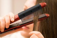 Flat Iron Comb Attachment for Hair Straightening