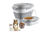 Collapsible Dog Pet Food Storage Container