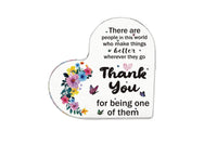 Appreciation Gift Acrylic Heart Shaped Keepsake Desktop Decor