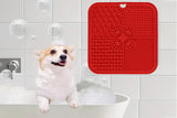 Silicone Dog Lick Mat with Spoon and Can Lid