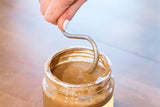 Peanut Butter Stirrer Nut Butter Stirring Tool Stainless Steel Mixer with Scraper