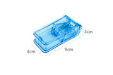 3Pcs Portable Pill Cutter Tablet Vitamin Splitter Divider Grinder Travel Medicine Storage Box