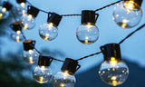 Retro Solar String Lights Garden LED Festoon Party Globe 20 Bulbs Light Outdoor