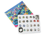 Stitch Inspired 24 Days Christmas Advent Calendar Bracelet Charm Beads