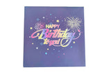 3D Pop Up Happy Birthday Cards with Music and Light