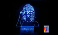 Taylor Swift Inspired 3D Acrylic LED Night Light with Remote Control and Smart Touch