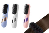 2-in-1 Cordless Hair Straightener Comb with LED Display Hair Styling Tool