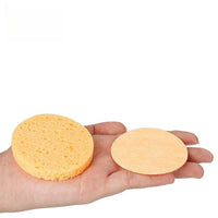 50Pcs Compressed Facial Sponges Natural Cellulose Odorless Disposable Face Sponge Tags