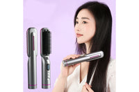 Portable Cordless Negative Hair Straightener Brush