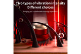 Wireless Hair Straightener Brush with Vibration Red Light