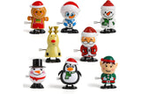8 Pack Christmas Wind Up Toy Assortments