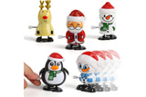 8 Pack Christmas Wind Up Toy Assortments
