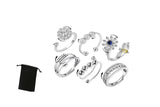 6Pcs Fidget Ring Anxiety Rings