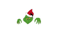 Grinch-Inspired Christmas Wooden Courtyard Signboard