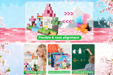 100PCS Magnetic Stacking Construction Building Blocks