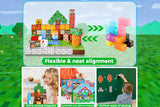 100PCS Magnetic Stacking Construction Building Blocks