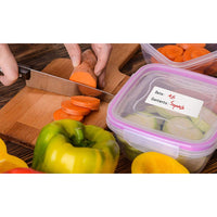 2 Rolls Kitchen Food Label Sticker