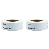 2 Rolls Kitchen Food Label Sticker