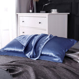 Pair of Silky Satin Pillowcases Soft Breathable Pillowcase Pillow Cover