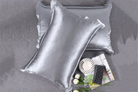 Pair of Silky Satin Pillowcases Soft Breathable Pillowcase Pillow Cover