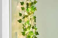 10-Meter 100LED Artificial Ivy Leaves Light String Battery-powered Light String