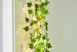 10-Meter 100LED Artificial Ivy Leaves Light String Battery-powered Light String