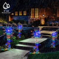 Solar Fireworks Light LED Fairy Light Copper Wire Ground Light