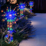 Solar Fireworks Light LED Fairy Light Copper Wire Ground Light