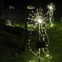 Solar Fireworks Light LED Fairy Light Copper Wire Ground Light